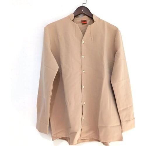 Trend Handsome Long Sleeve Tops Mens Wear 2021 Autumn Casual Stand Collar Solid Color Shirt for Male Personality