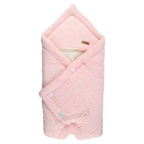 CFR Kids Velsoft Duble Knitwear Baby Swaddle Blanket Pink