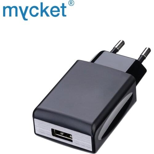 MYCKET Mobile Phone USB Charge With EU US Plug Fast Travel Wall Cell Phone Charger 1 Port For usb cable зарядное устройство