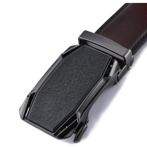 Fashion Automatic Buckle Belts Male Mens Belt for Men Genuine Leather High Quality Designer Luxury Accessories Gift 130cm Long