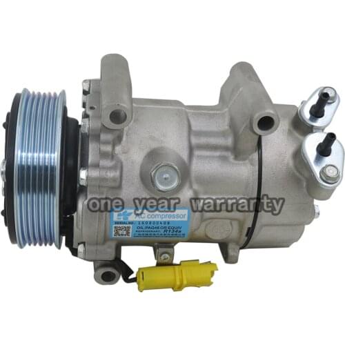 SD6V12 Air Conditioner AC Compressor for BMW MINI R55 R56 R57 R58 R59 COOPER 1.6 Peugeot 307 9223392-02