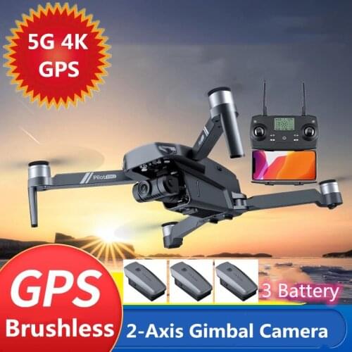 2-Axis Gimbal ESI Camera 5G 4K GPS Drone 1KM Transmission Brushless Motor Foldable Quadcopter With 3Battery RC Drone RC Toy Gift