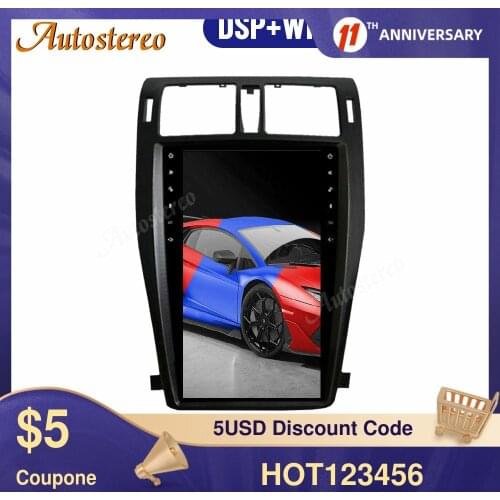 Tesla Style Android 9.0 PX6 Car GPS Navigation For TOYOTA CROWN 13th 2009-2014 Stereo Head unit Multimedia Player Auto Radio DSP