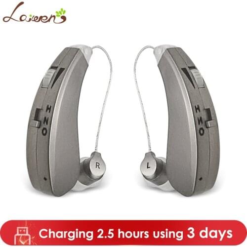 Rechargeable Mini Hearing Aids Audifonos Sound Amplifiers Wireless Ear Aids for Elderly Charge 2.5 HRS Use 3 days Free Shipping