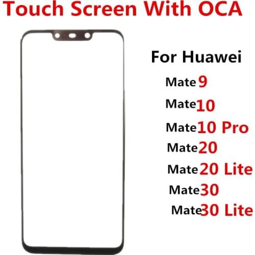 Mate20 Lite Outer Screen For Huawei Mate 20 Lite Front Touch Panel LCD Display Out Glass Cover Lens Phone Repair Replace Parts