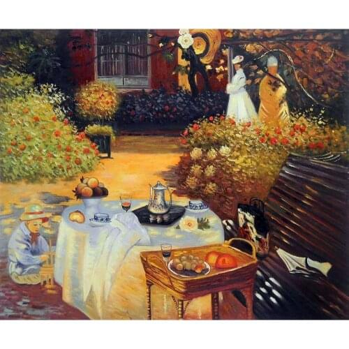 High quality Claude Monet paintings for sale The Luncheon Canvas art hand-painted