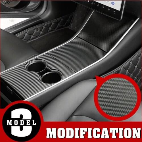 Central control panel protective film anti-scratch film interior decoration film modification for Tesla model 3 Car accessories