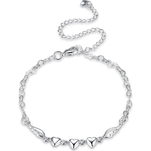 New Arrival Silver Plated Anklet for Women Les bracelets de cheville Popular Jewelry Hight Quality Foot Chain