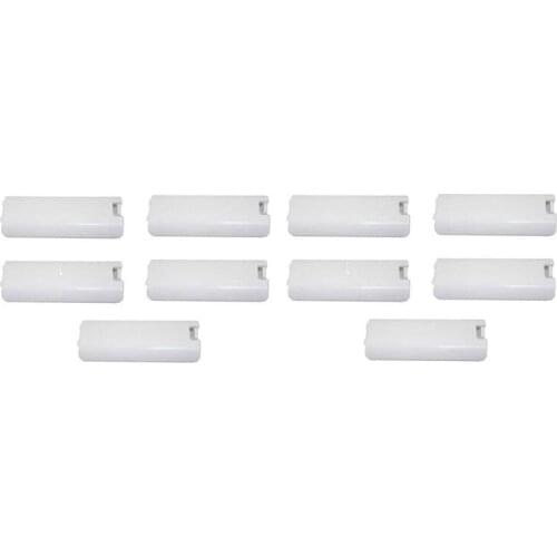 10 pack of White Replacement Battery Cover for Nintendo Wii Controller Remote