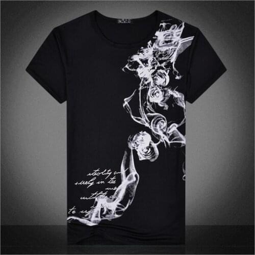 2pcs!Men&Boy Teenager Student Fashion T-Shirt,O-Neck Star Skeleton Print Modal Cotton Short Sleeves,Skin-friendly,Anti-pilling