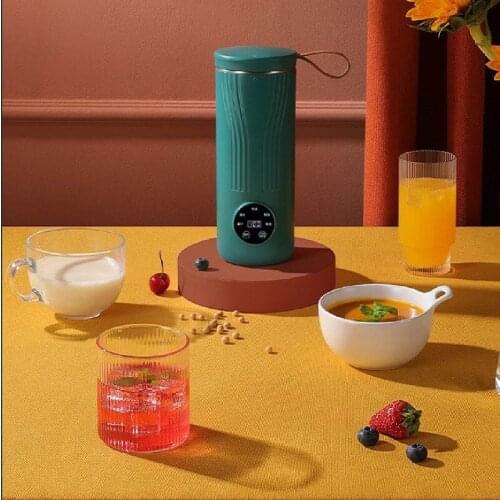 220V Soybean Milk Machine Electric Juicer Blender Cytoderm Breaking Machine Breakfast Maker Heatable Soybean Milk Filter-free