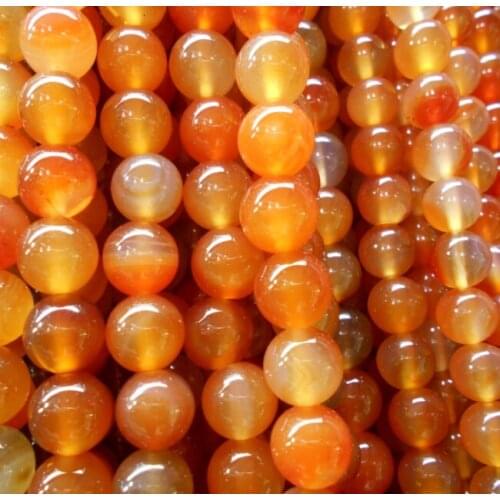 4/6/8/10/12MM Pure Crystal Natural Red Stone Beads