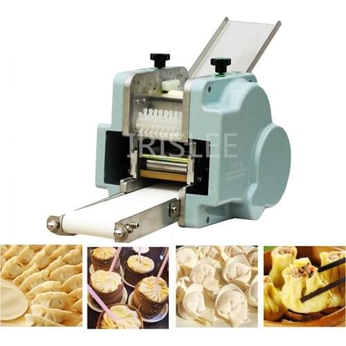 Automatic samosa pastry sheet machine square wonton skin forming machine round dumpling wrapper machine Jiaozi Skin Machine