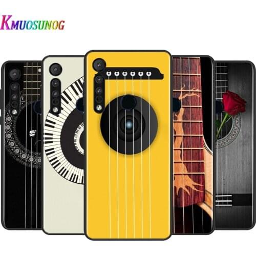 Guitar Piano Music For Motorola G9 G8 G Stylus Power One Fusion Hyper Edge E7 E6 5G Plus Play Lite Silicone Phone Case