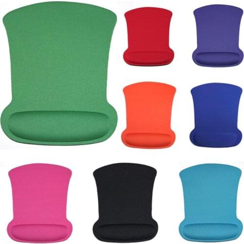 Hot EVA PU Mouse Pad Wrist Rest Comfort Non-slip Pad For Optical Trackball Mouse For Desktop Computer Laptop Computer Dropship