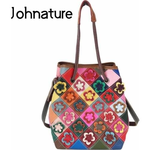 Johnature Women's Colored Bags
