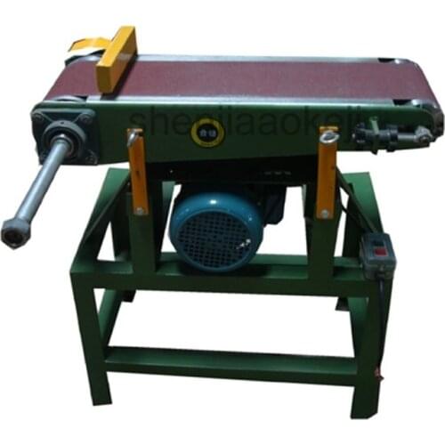 Belt sandpaper machine woodworking machinery Sand belt machine Polished flat grinding dual-use woodworking machinery 380v/220v