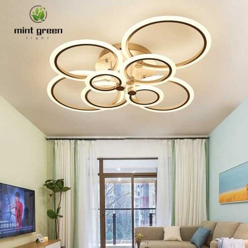 Hot sales 2021 Modern LED Ceiling Lamp Remote Control APP Bedroom Living Dining Room Lights Fixtures Home Luminaria Lustre Light