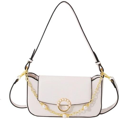 Fashion designer Shoulder Bags Retro Casual Women Totes crossbody bags Female Leather Solid Color Chain Handbag for Women 2021
