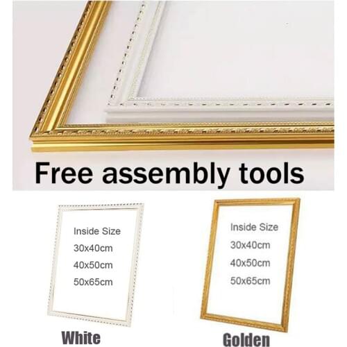 Suit for All kinds of diy oil painting by numbers wood frame wall Diamond painting embroidery picture frame Photo Picture frame