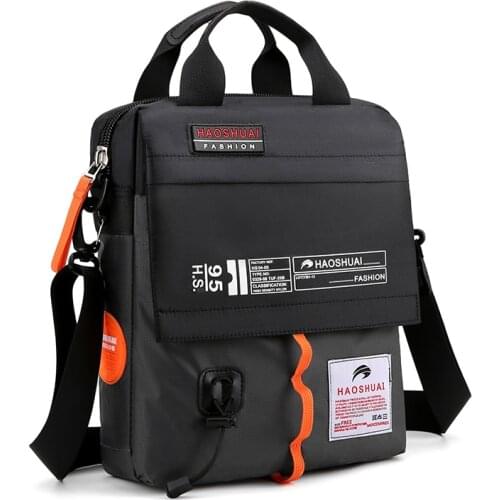 New Brand Mens Shoulder Bag High Quality Boys Crossbody Bag light Man Messenger Bag Nylon Male Business Handbags Can load A4