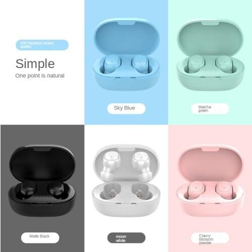 New a6spro macaron in ear wireless binaural tws5.0 Mini sport digital display Bluetooth headset