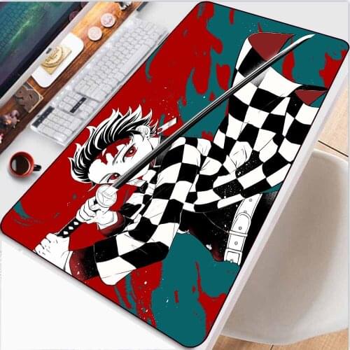 Mairuige Brand New Mouse Pad Demon Killer Office Game Accessories Non-slip Table Mat Laptop Mouse Pad Rubber Pad High Quality