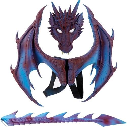 New Dragon cosplay Costume Carnival Party Adult Halloween Costume For kids Dinosaurio Cosplay costumes