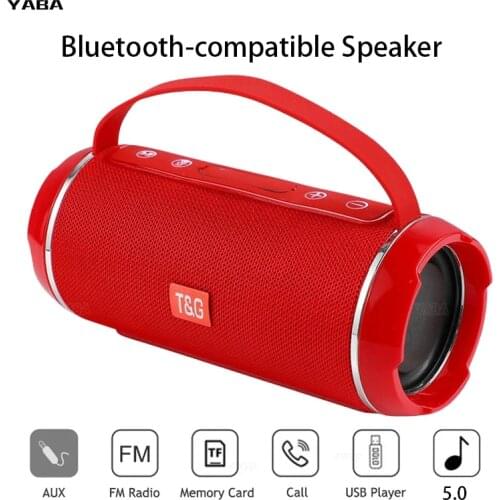 Outdoor Portable HighPower Bluetooth Speaker Wireless Bar Sound Column Subwoofer Music Center BoomBox 3D Stereo FM Radio BOX