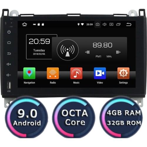 Roadlover Android 9.0 Car Autoradio Player For Benz A-W169 B-W245 (2005-2011) Viano Vito (2009 2010 2011) Stereo GPS Navi NO DVD