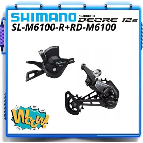 SHIMANO DEORE M6100 SL-M6100-R RD-M6100 SGS 12s RAPIDFIRE PLUS Right Shift Lever Clamp Band 12 speed Rear Derailleur SHADOW RD