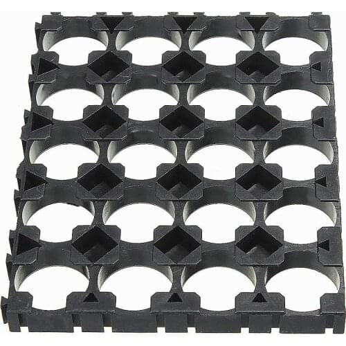 10/20/30/40/50pcs 4x5 Cell 18650 Batteries Spacer Holders Radiating Shell Plastic Bracket For Battery Pack Charging