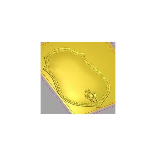 3d model relief for cnc in STL file format locket_13