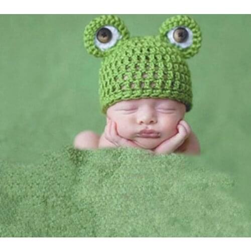 4 Kinds Of Hand Knitted Childrens Caps Lovely Baby Cartoon Hat Infant Photography Costume Accessories