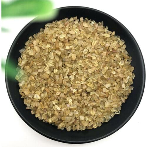 50g 3-5mm Natural Yellow Apatite Gravels Stones Polished Rocks Healing Specimen Natural Stones and Minerals