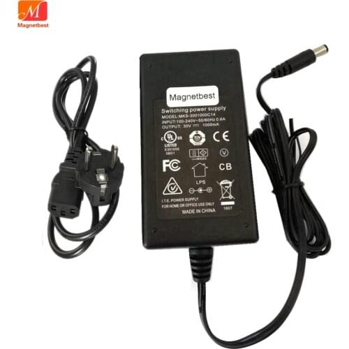 30V 1A AC DC Adapter For Xiaomi Dreame V9P Wireless Hand Held Vacuum Cleaner V9 V10 30.8V 800MA Power Charger