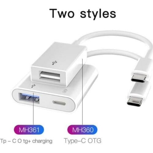 Type-C To USB OTG Adapter U-Disk USB 3.0 Mouse Keyboard Converter Camera Adapter For MacBook Samsung Xiaomi Phone Accessories