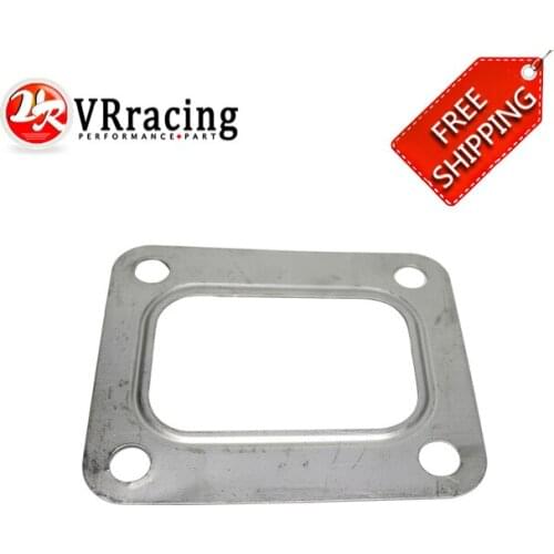 FREE SHIPPING 304 Stainless Steel T04E T66 T70 GT35 GT40 T4 Turbo Turbine Inlet Gasket T4 Flange Gasket 4 BoltVR4807