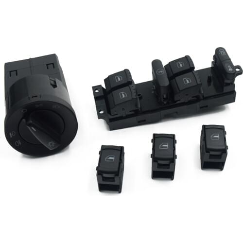 Free shipping! high quility mirror switch headlight switch for VW JETTA GOLF MK4 POLO BORA A4 Passat B5 BEETLE SET