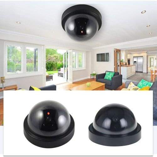 Wireless Home Security Fake Camera With Flashing Red Led Light Simulated Video Surveillance indoor/outdoor Dummy Dome Camera