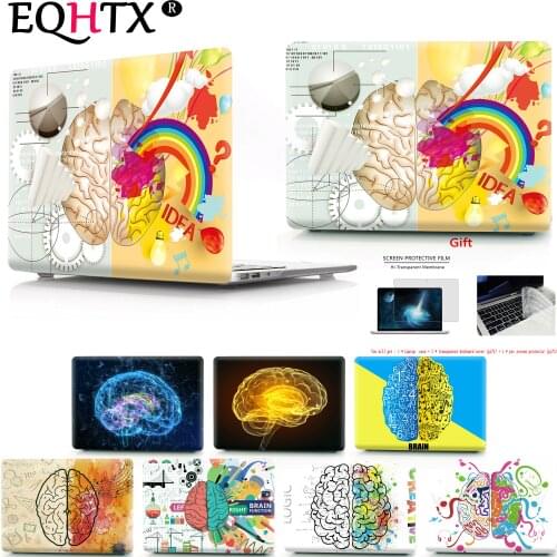 For Macbook New Air Pro 13 15 Touch bar Laptop Case For Mac Book Air Pro Retina 11 12 13 15 New creative brain protection case