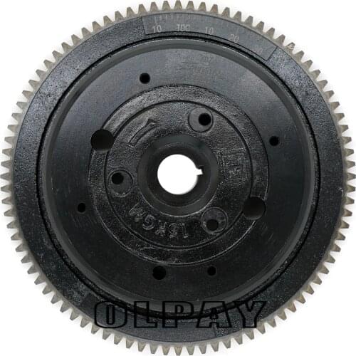 66T-85550 Electrical Start Flywheel for Yamaha Outboard Motor 2 Stroke E40X 40XMH 66T-85550-10