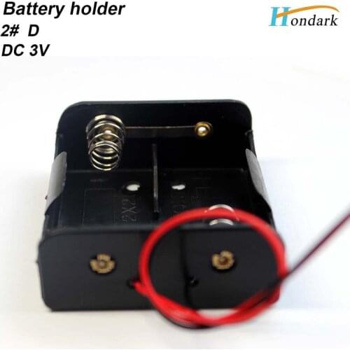 2XC size power battery converter 2X1.5V battery holder 2XLR14 battery box 3V battery shell battery case ,50pcs/lot