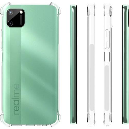 Shockproof Case For Realme C11 Soft TPU Cover RealmeC11 Transparent Shell