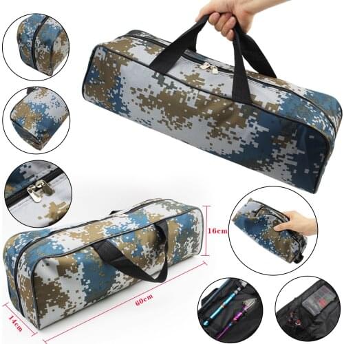 60cm length Collapsible Waterproof Fishing Bag Nylon Large Capacity Multi-Purpose Outdoor sports Portable Fishing rod bag