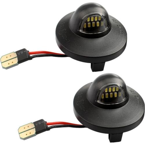 2PCS 9LED License Plate Light 6000K Xenon White 18-SMD Truck Full LED License Plate Lights For Ford F-150 Bronco For Lincoln