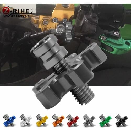Universal Motorcycle Accessories Billet Clutch Cable Wire Adjusting Screw For Honda XR650R 00- XRV750 Africa Twin 1989-ONWARDS