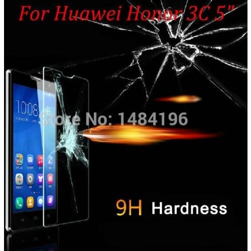 Premium Tempered Glass For Huawei Honor 3C 3 C Explosion-proof Tempered Glass 9H Screen Protector For Huawei Honor 3C 5"