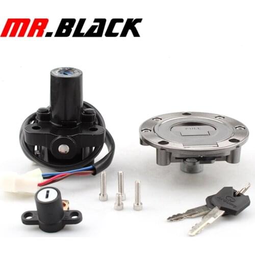 For YAMAHA YZF R1 1998-2003 YZF R6 1999-2005 Lock Full Vehicle Lock motorcycle ignition Switch Lock Key Gas Tank Cap Cover