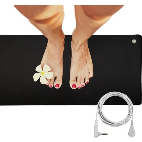 Earthing Universal Grounding Mat 26*68 cm Computer Mouse Mats Radiation Protection Reduce Inflammation Pain Fatigue EMF